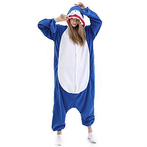 Onesie Animal Adult Blue Shark