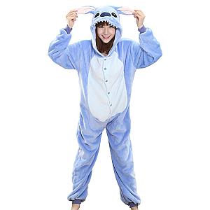 Onesie Disney Cartoon Adult Blue Stitch