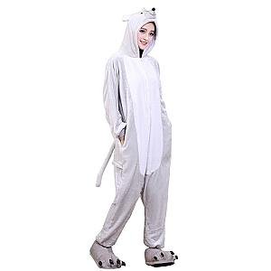 Onesie Animal Adult Gray Mouse