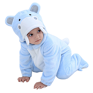 Onesie Animal Cute Hippo