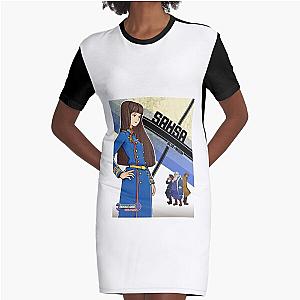 Advance Wars - Sasha CO Portrait Graphic T-Shirt Dress