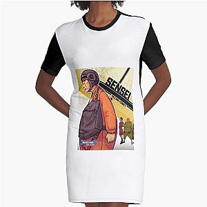 Advance Wars - Sensei CO Portrait Graphic T-Shirt Dress