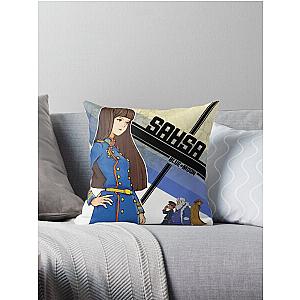 Advance Wars - Sasha CO Portrait Throw Pillow