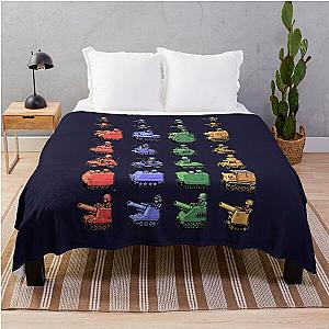 Advance Wars Unit sheet Throw Blanket