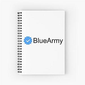 Verified Blue Army (Aerosmith Fandom) Spiral Notebook