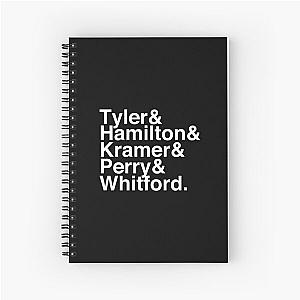 Aerosmith Band Members Typography Spiral Notebook