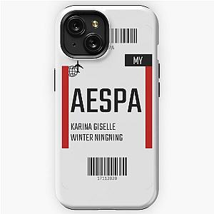 Aespa Boarding Pass iPhone Tough Case