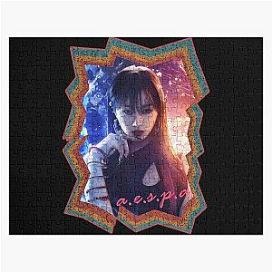 Aeri Uchinaga aespa Giselle Korean Kpop Retro Color Oil Paint Jigsaw Puzzle