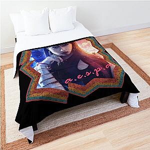 Aeri Uchinaga aespa Giselle Korean Kpop Retro Color Oil Paint Comforter