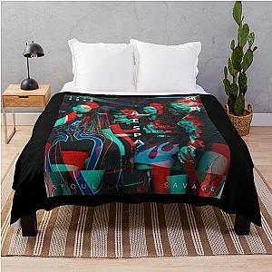 aespa SAVAGE Glitch Version Throw Blanket