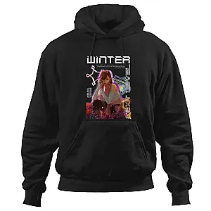 Winter Retro Vibes Hoodie – aespa Fans Edition