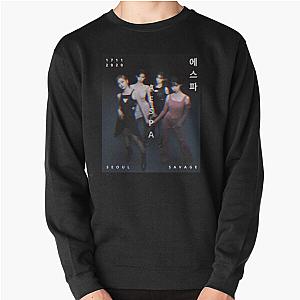 aespa SAVAGE Glitch Version Pullover Sweatshirt