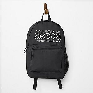 aespa live tour 2023 white (kpop) Backpack