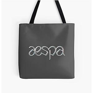 Aespa Logo All Over Print Tote Bag