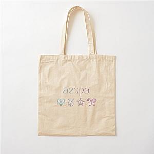 aespa symbols Cotton Tote Bag