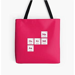 aespa Periodic Table All Over Print Tote Bag