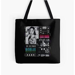 aespa Giselle Black Mamba Era All Over Print Tote Bag