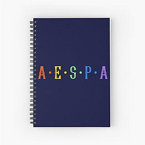 Aespa colorful Spiral Notebook