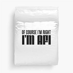 I'm Right I'm Afi Icelandic Grandfather Duvet Cover