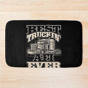 Best Truckin Afi Ever Trucker Truck Driver Bath Mat