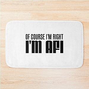 I'm Right I'm Afi Icelandic Grandfather Bath Mat