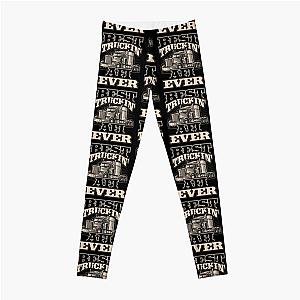 Best Truckin Afi Ever Trucker Truck Driver Leggings