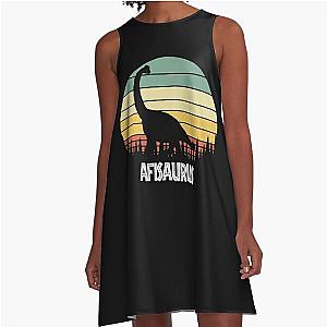 AFISAURUS AFI SAURUS AFI DINOSAUR A-Line Dress