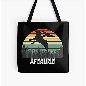 AFISAURUS AFI SAURUS AFI DINOSAUR All Over Print Tote Bag