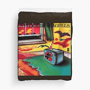 a flock of seagulls   	 Duvet Cover