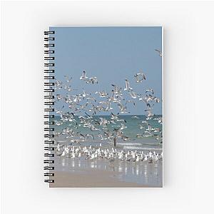 A Flock of Seagulls Spiral Notebook