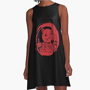 Jinno Afro Samurai A Line Dress