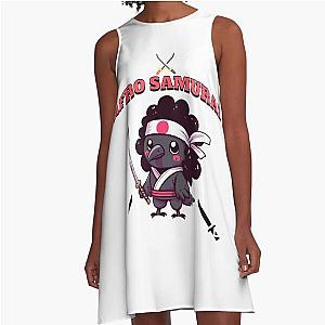 afro samurai A-Line Dress