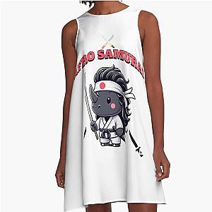 African Samurai Rhino A Line Dress