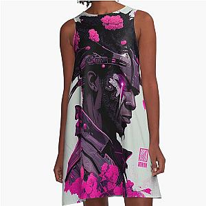 Cherry Blossom A-Line Dress