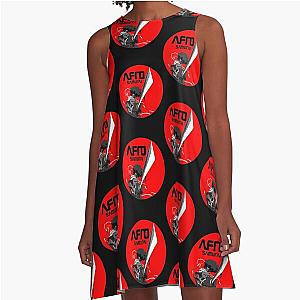 Red Afro Samurai Dress