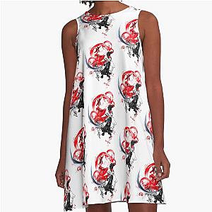 Afro Samurai Anime Lover A-Line Dress