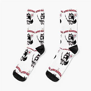 Afro Samurai Wolf Socks