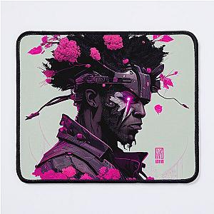 Cherry Blossom Afro Samurai Mousepad