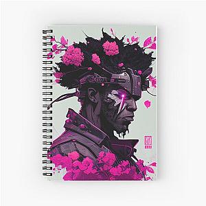 Cherry Blossom Afro Samurai Notebook