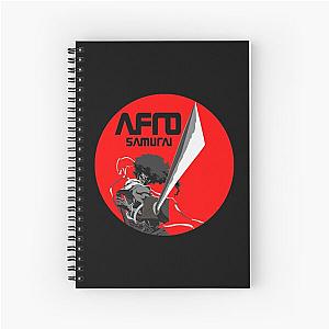 Red Afro Samurai Notebook