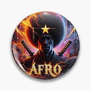 Afro Samurai Art Pin