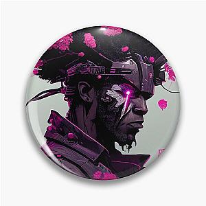 Cherry Blossom Afro Samurai Pin