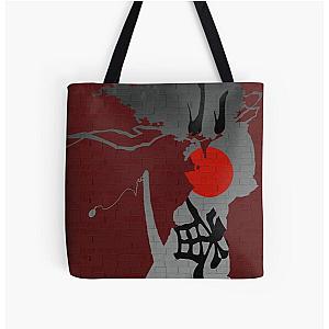 Afro Samurai Silhouette Tote Bag