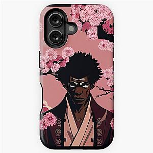 Cherry Blossom Afro Samurai iPhone Case