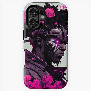 Cherry Blossom Afro Samurai iPhone Case
