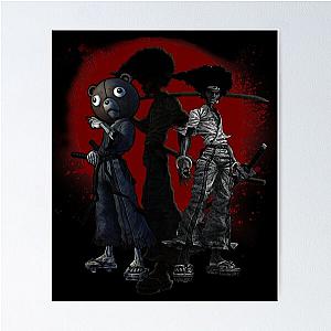 Afro Samurai T-shirt Anime Afro Samurai Poster