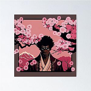 Cherry Blossom Afro Samurai Poster
