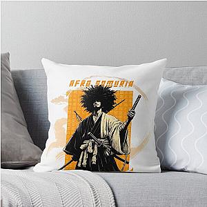 Afro Samurai Warrior Bushido Soul Urban Art Tee Pillow