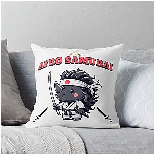 Afro Samurai Throw Pillow