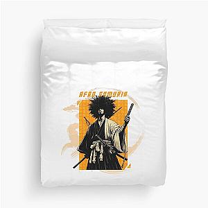 Afro Samurai Warrior Bushido Tee Duvet Cover